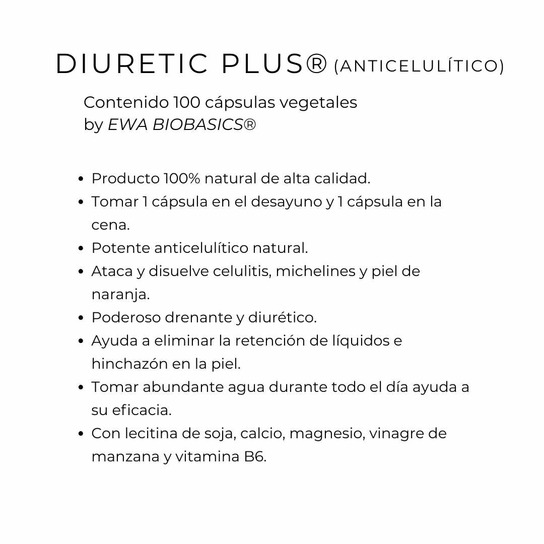 DIURETUC PLUS® - Diurético Natural y Anticelulítico